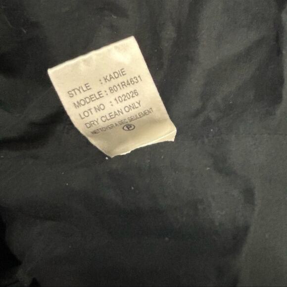 Theory Kadie Black Cotton Mini Dress Size 8 Sleeveless Little Black Dress - Picture 10 of 11